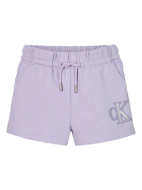Shorts bianco con logo CALVIN KLEIN | IG02959YAF